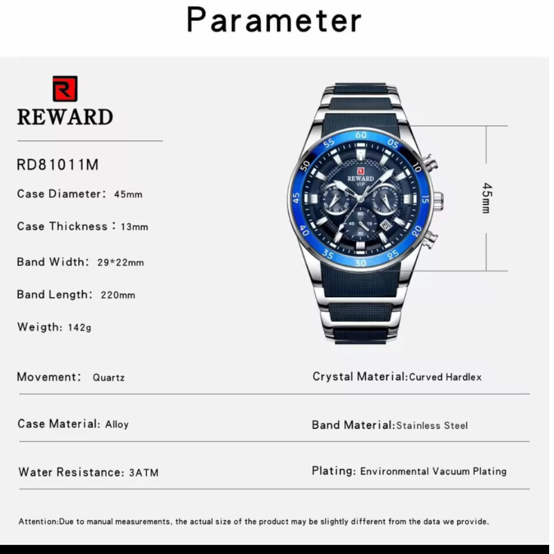 Reward Premium Chronograph Men’s Watch