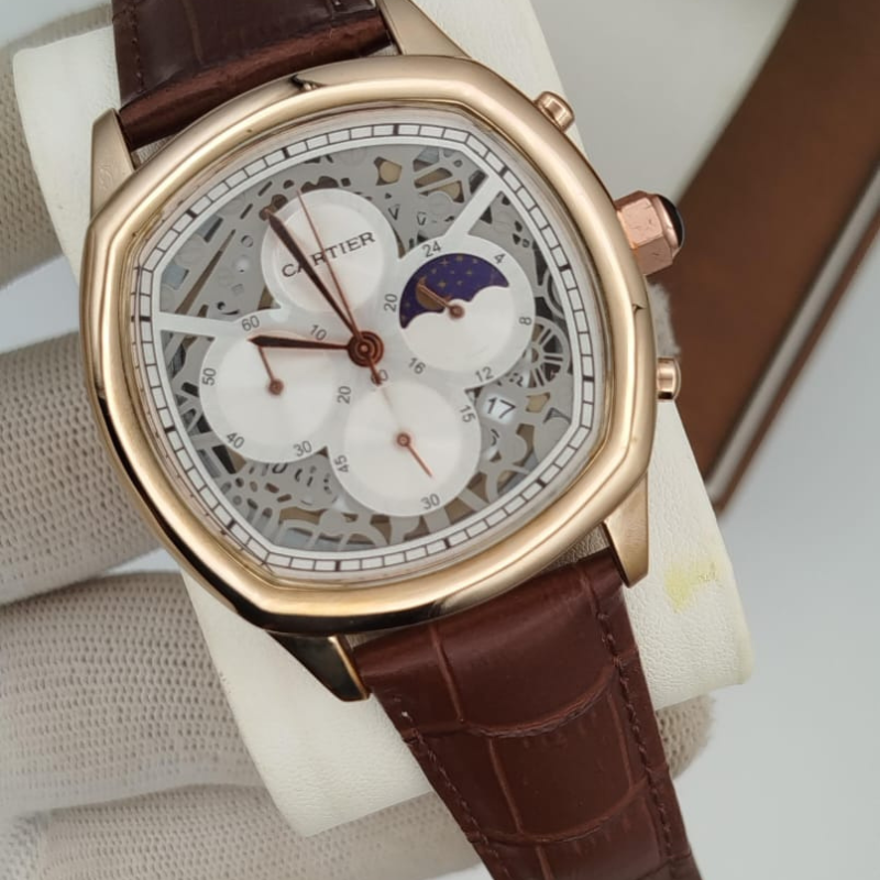 Cartier Men’s Leather Watch