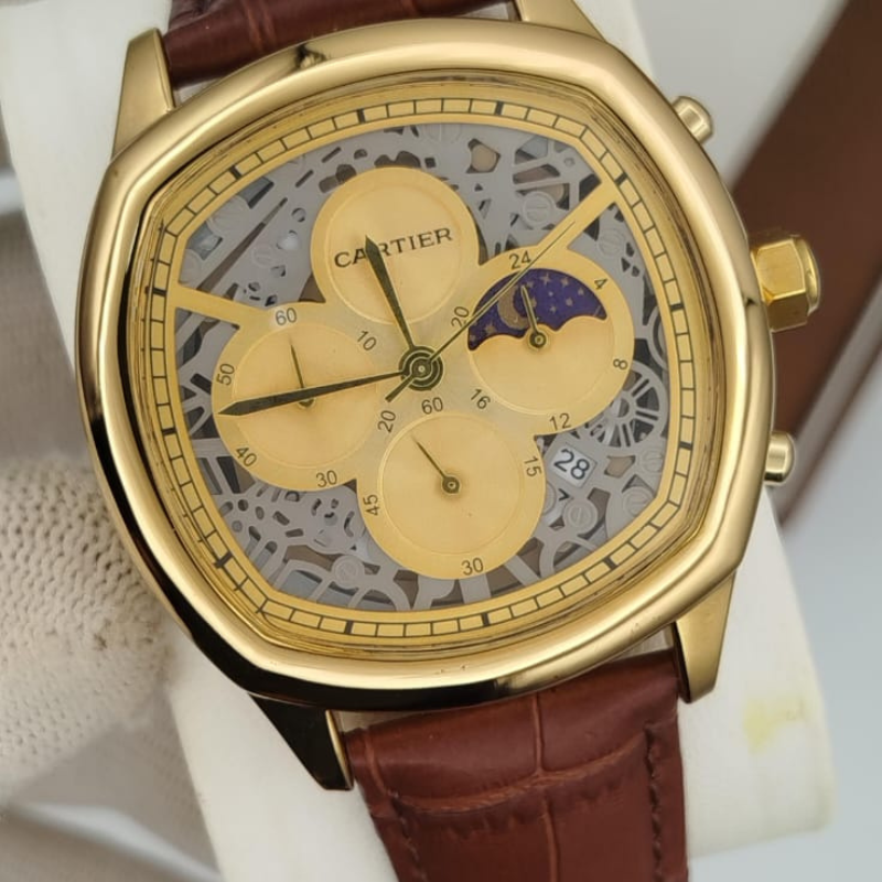 Cartier Men’s Leather Watch
