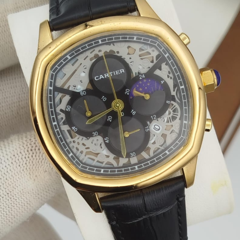 Cartier Men’s Leather Watch