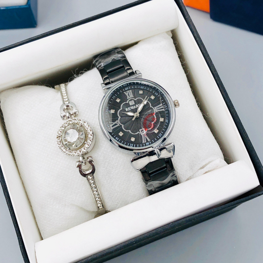 Elegant Steel Women’s Watch