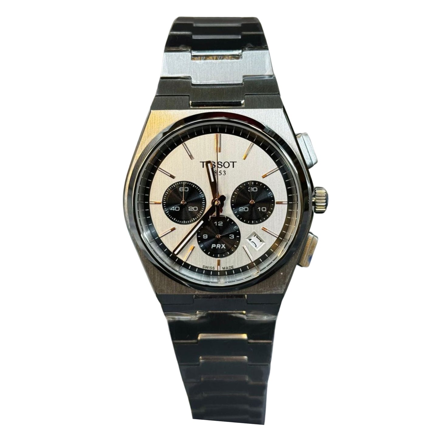 Tissot PRX – Full Stainless Steel, Chronograph, Butterfly Lock