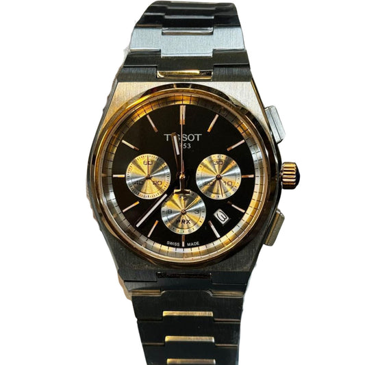 Tissot PRX – Full Stainless Steel, Chronograph, Butterfly Lock