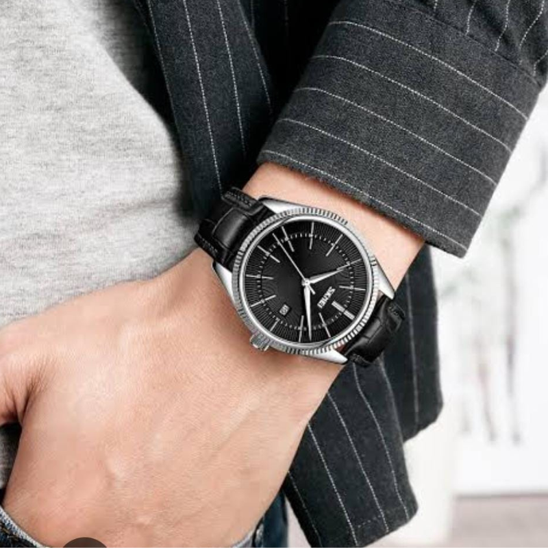 SKMEI Men’s Leather Watch