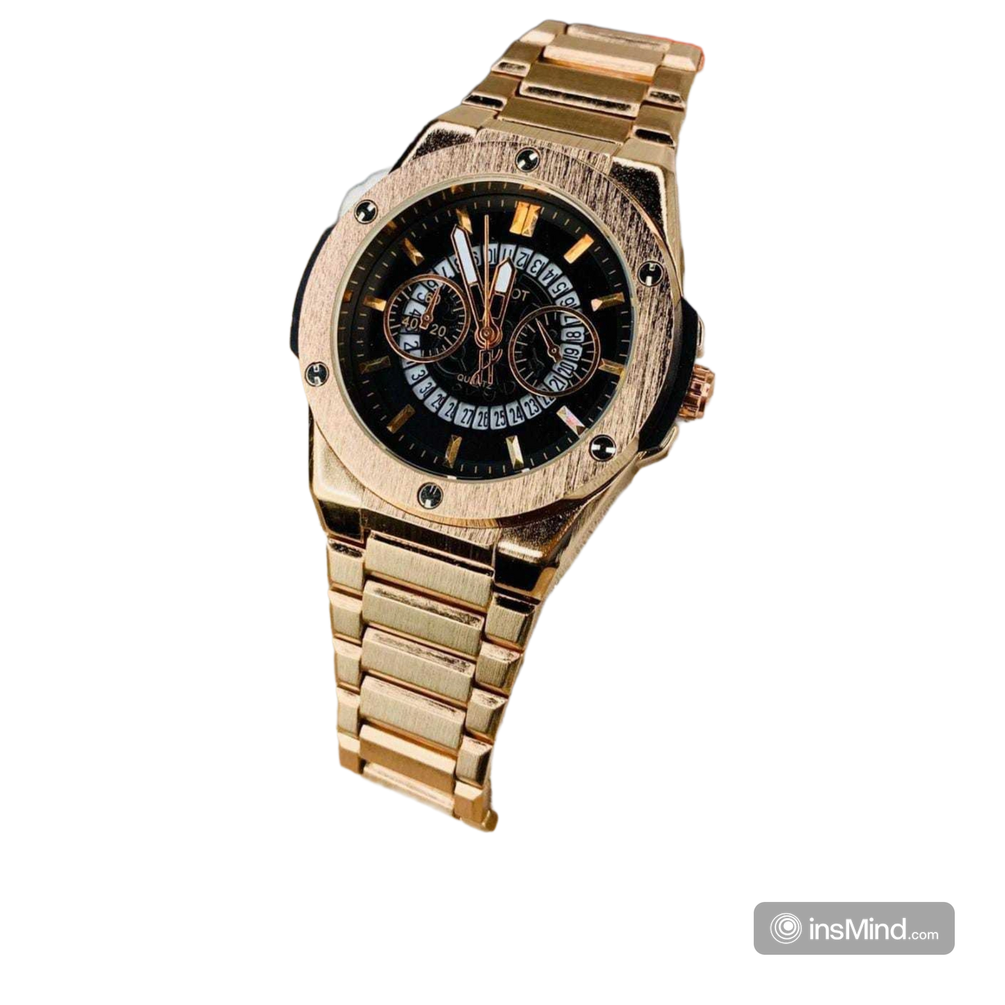 Hublot Chain Watch – Heavyweight Luxury with Date & Butterfly Lock